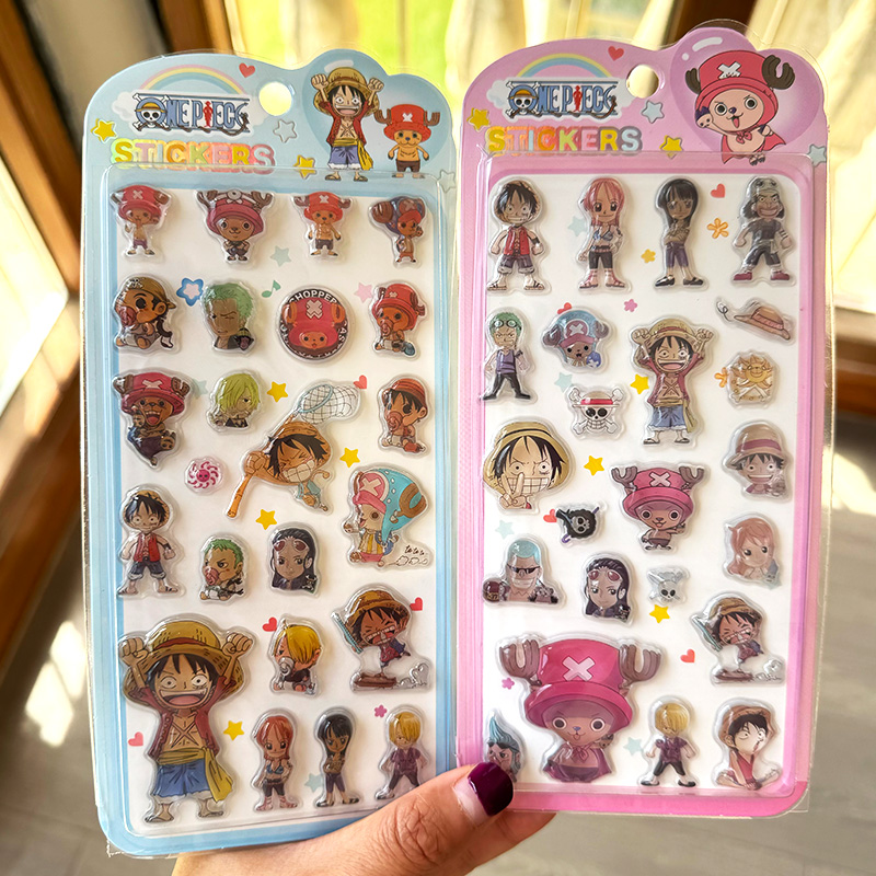 Phone Accessories Toys - Adesivi in Stile Giapponese One Piece,