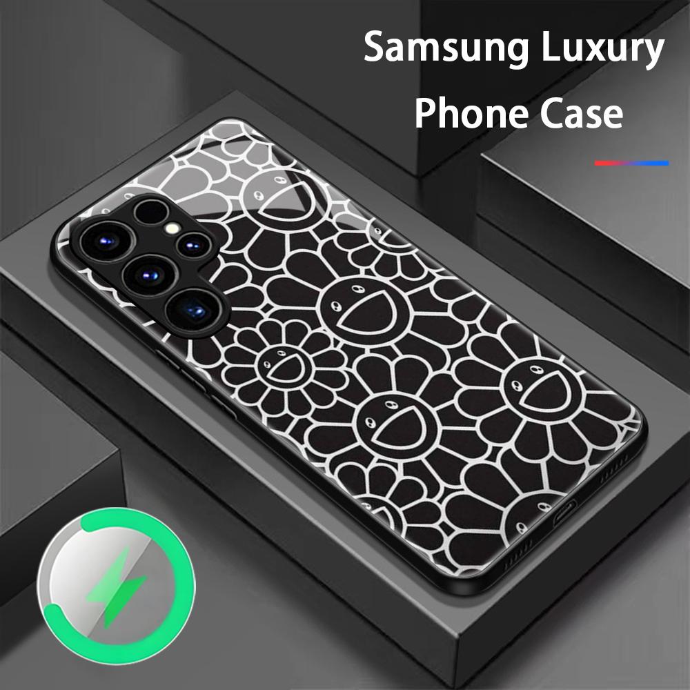 Phone Accessories Japan - Custodia Magnetica in Vetro per Samsung