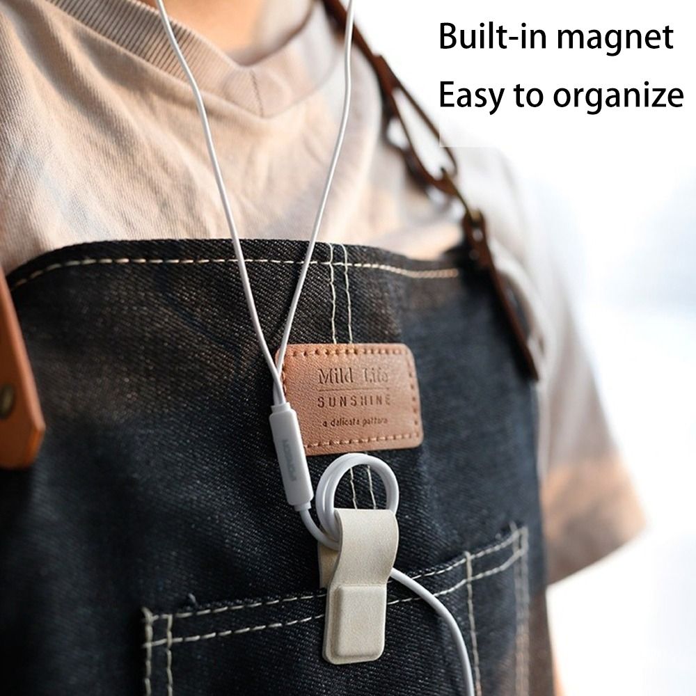 Cable Organizer Magnetic - Nuovo Clip per Cavi in Pelle,