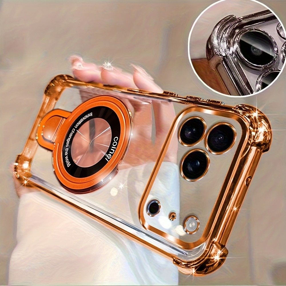 Phone Accessories Popsocket - Custodia per telefono di lusso trasparente