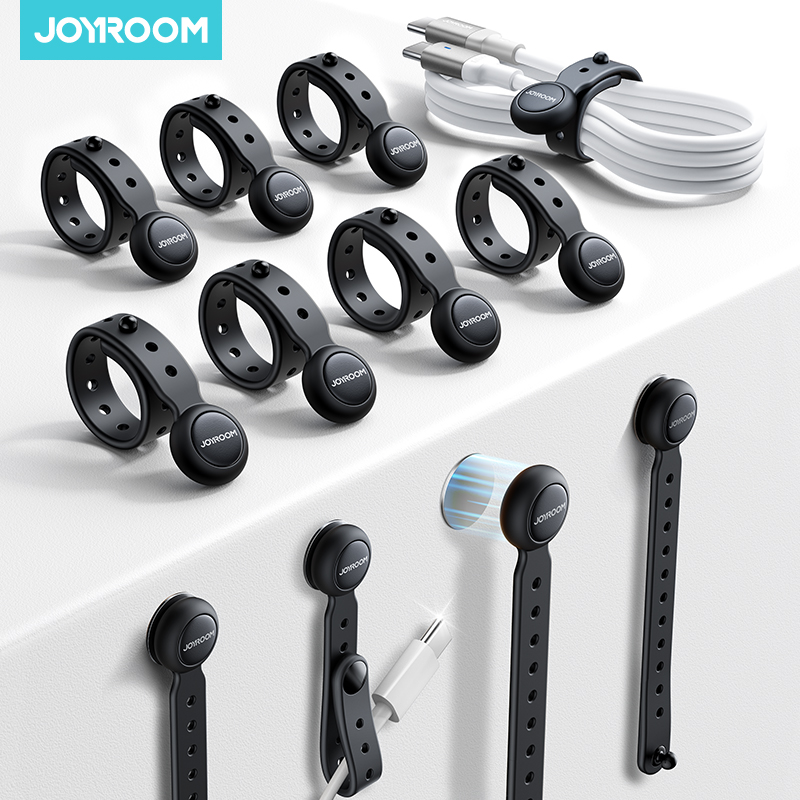 Cable Organizer Magnetic - Joyroom 12/6PCS Fascette magnetiche per la