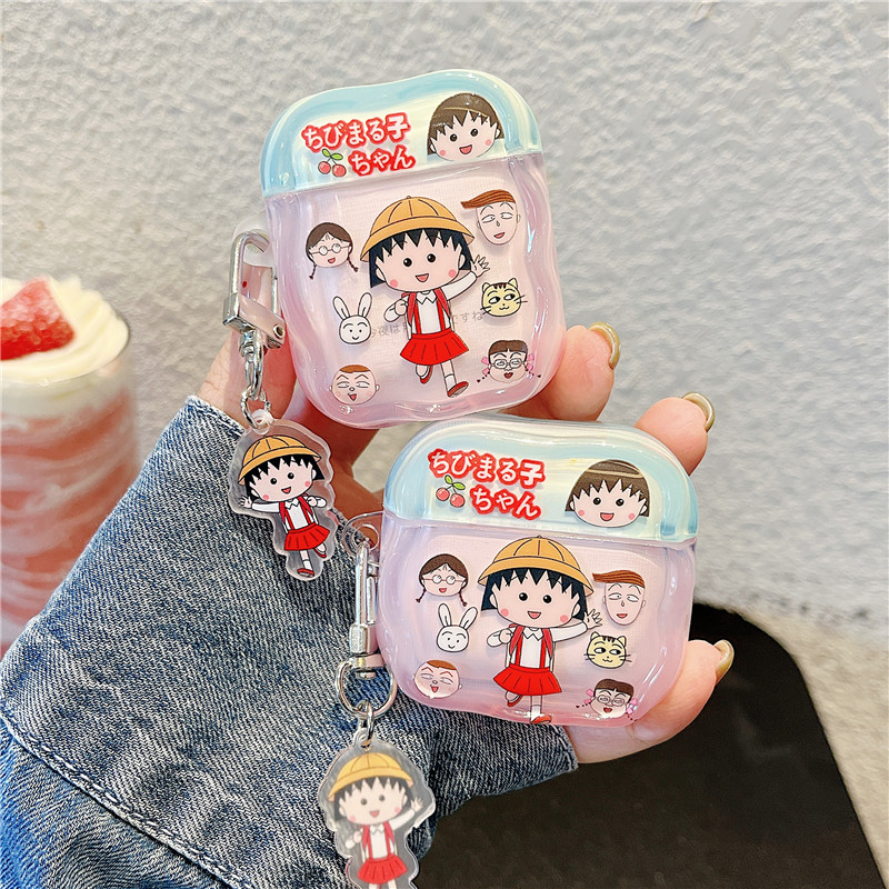 Airpod Case Cover - Custodia per auricolari Cherry Chibis per