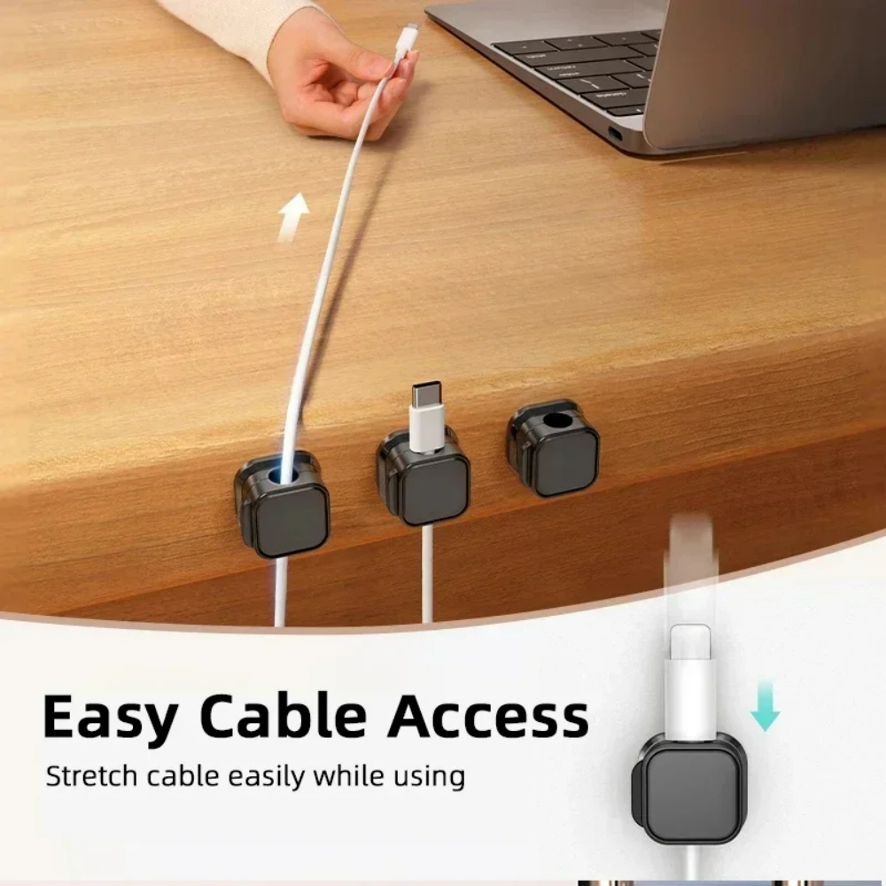 Cable Organizer Magnetic - Organizzatore magnetico per cavi, regolabile e