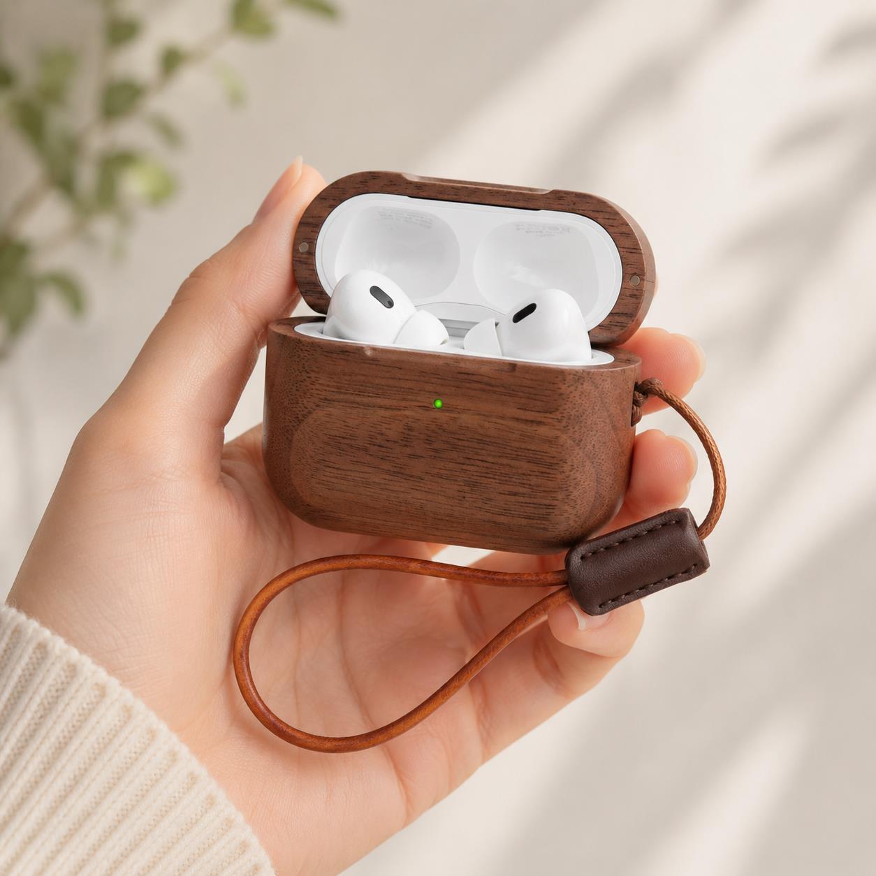 Airpod Case Cover - Custodia di lusso antiurto in legno