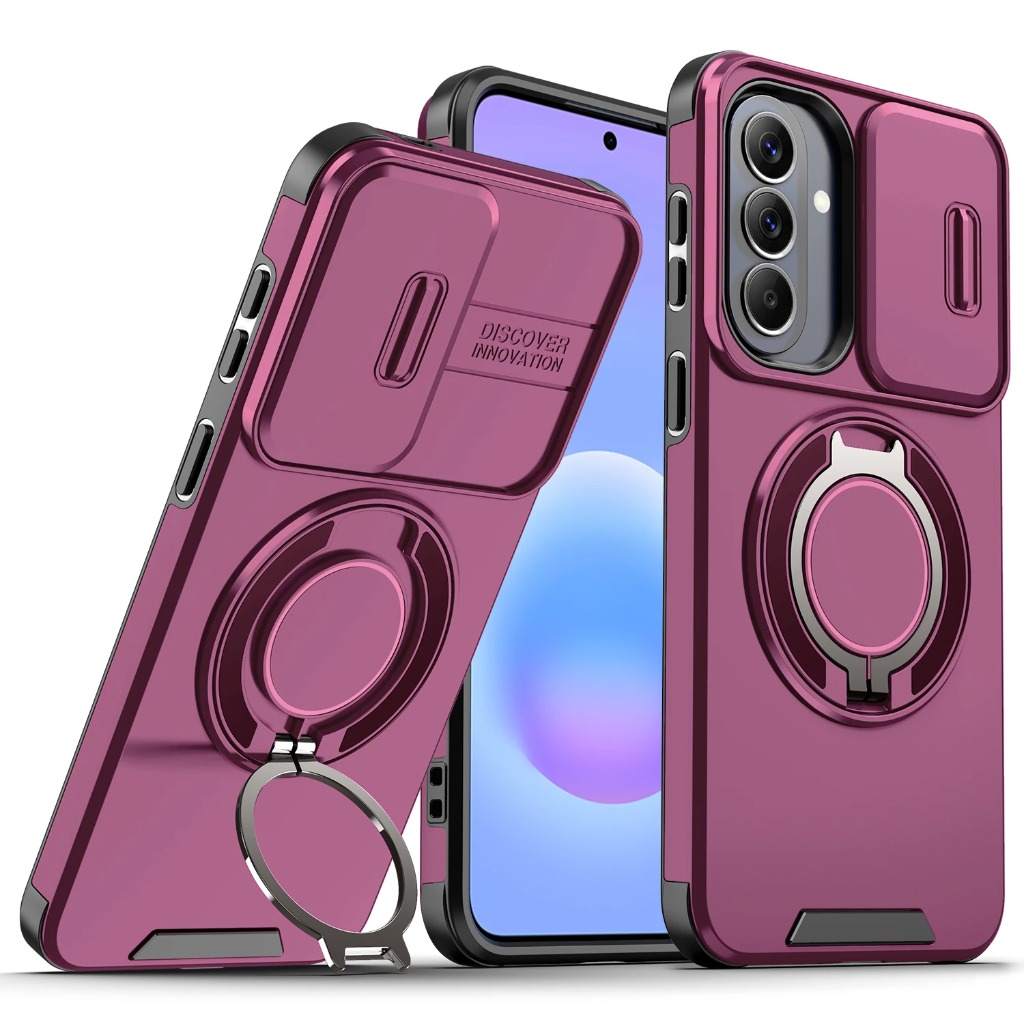 Phone Accessories Popsocket - Custodia Protettiva 360 con Anello Magnetico