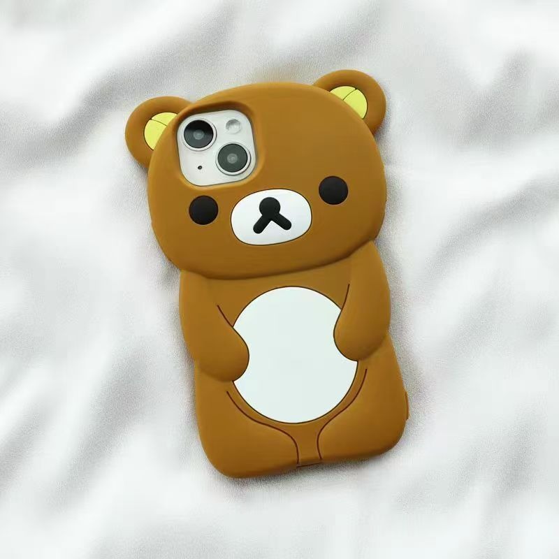 Phone Accessories Vendor - Custodia per telefono in silicone Rilakkuma,