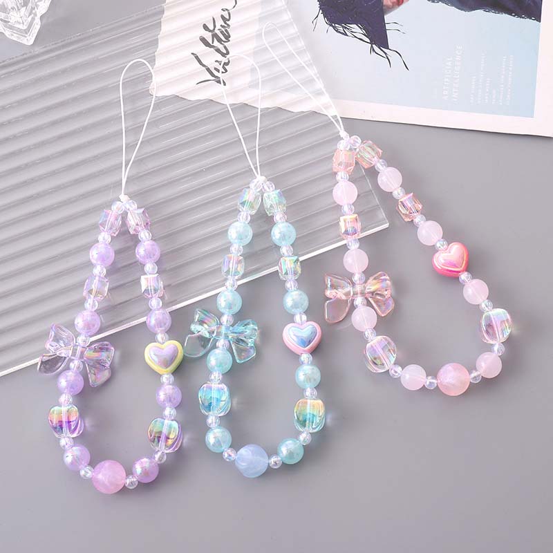 Phone Accessories Pictures - Catenella per Telefono con Fiocco Colorato