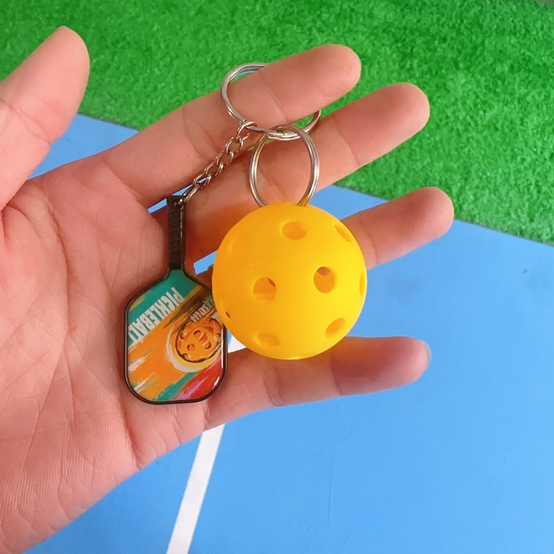 Phone Accessories Toys - Mini Ciondolo Pickleball, Accessorio Mini Paddle,