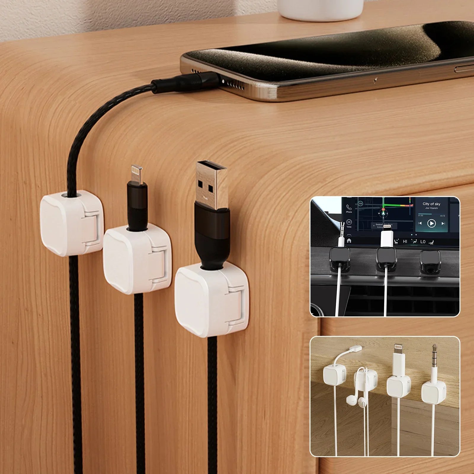 6/12/24PCS Clip per organizer  - Cable Organizer Magnetic recensione e prezzo