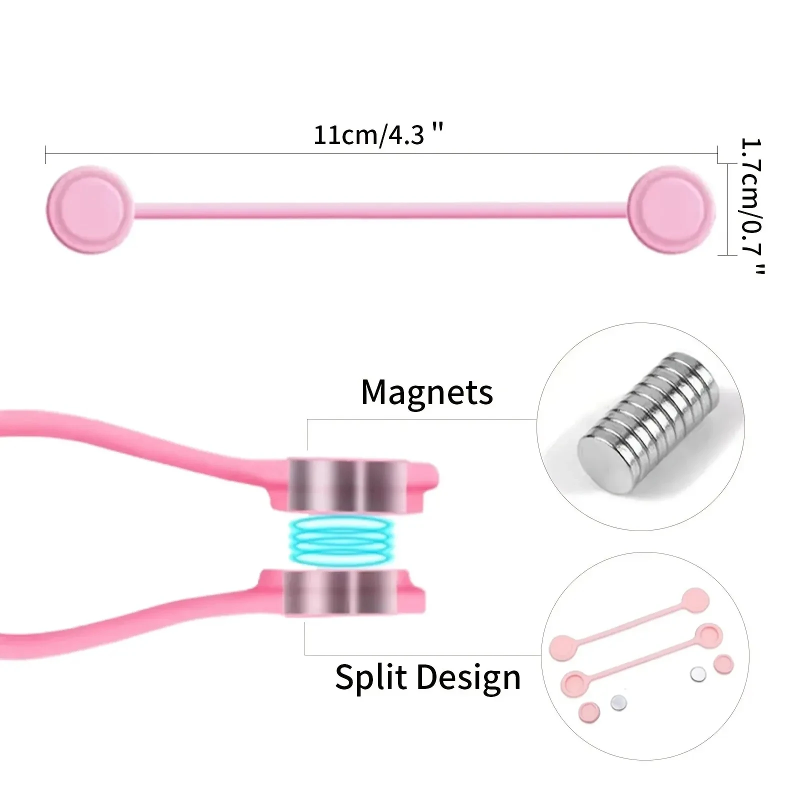 5/3/1 Pezzi Fascette Magnetich - Cable Organizer Magnetic recensione e prezzo