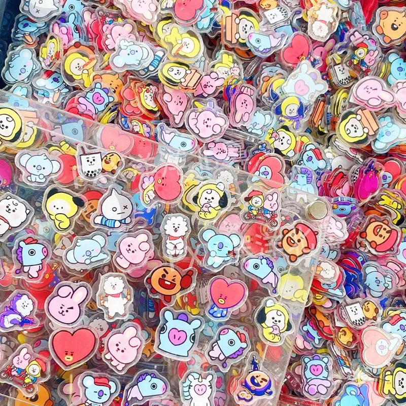 60 Pezzi 2CM Kawaii BT21 Fogli - Phone Accessories Toys recensione e prezzo