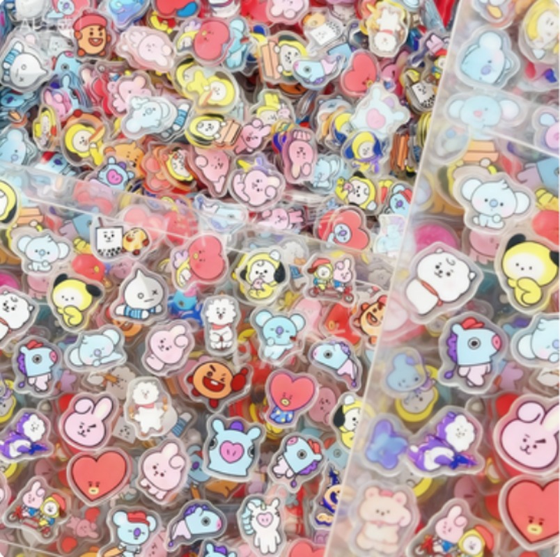 60 Pezzi 2CM Kawaii BT21 Fogli - Phone Accessories Toys recensione e prezzo