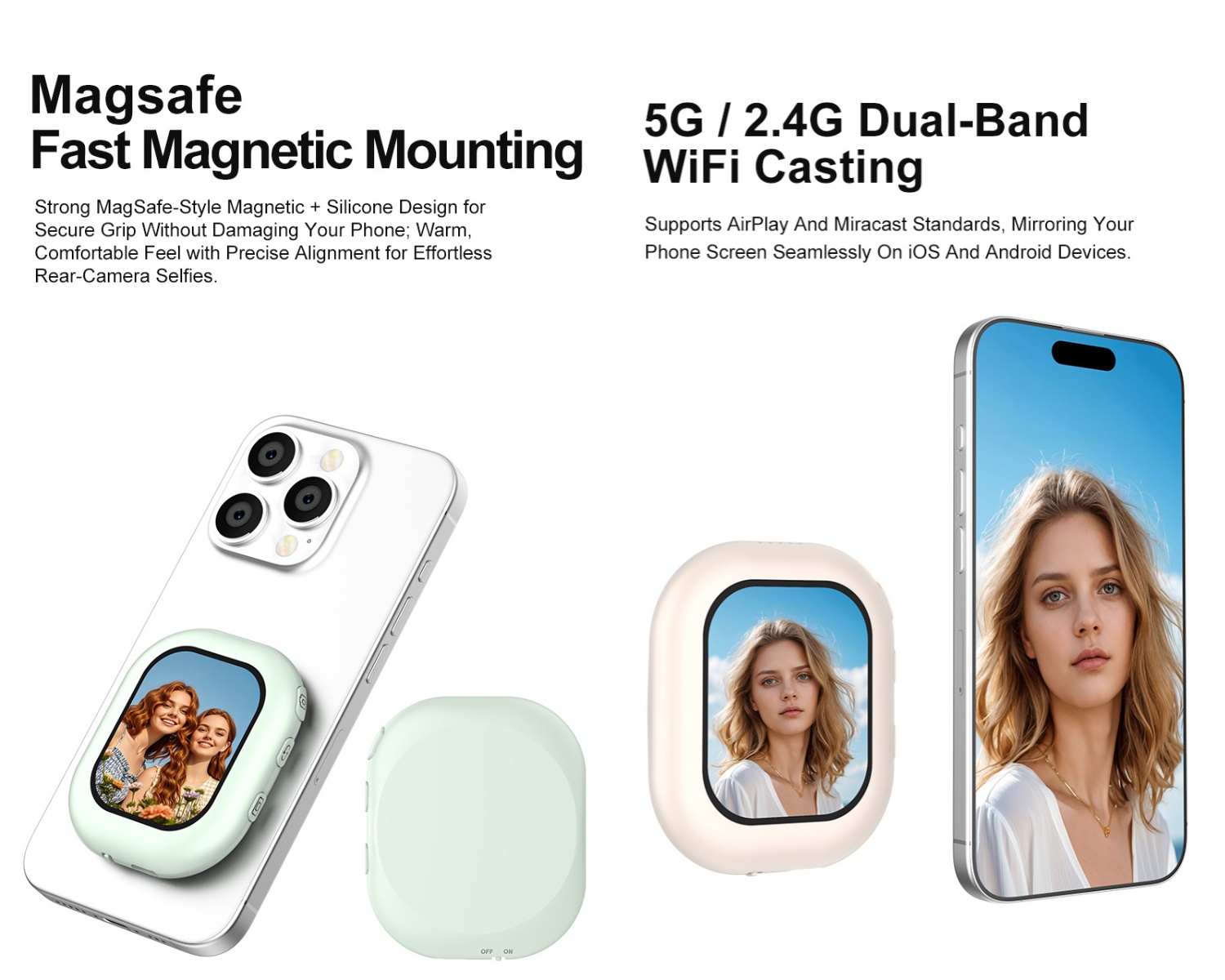 Monitor Wireless Magnetico Min - Phone Accessories Usa recensione e prezzo